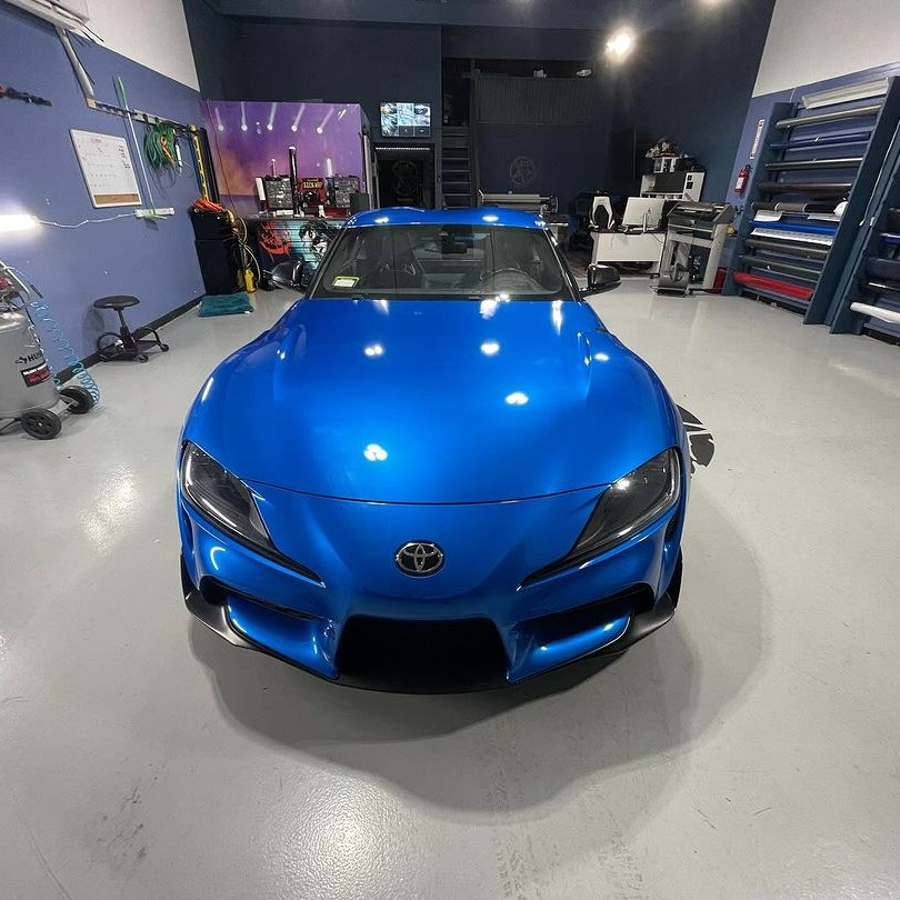 Ravoony Plus Metal Paint Jazz Blue Vinyl Car Wrap