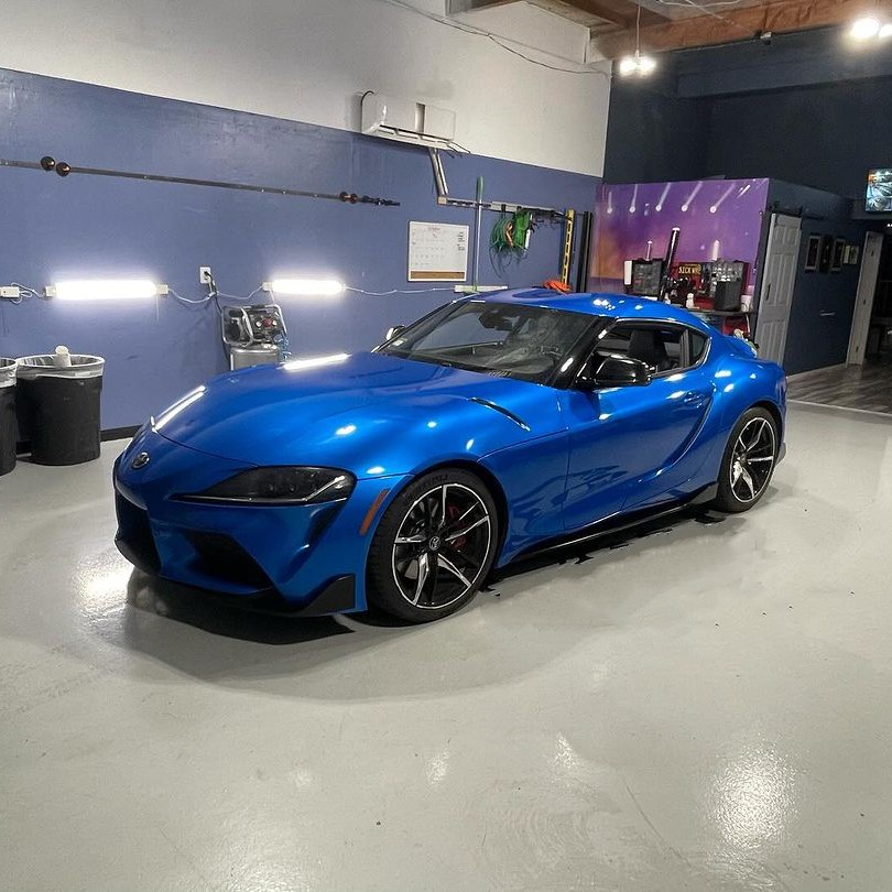 Ravoony Plus Metal Paint Jazz Blue Vinyl Car Wrap