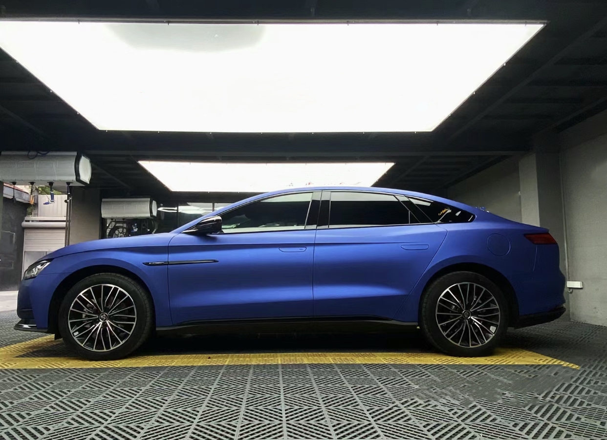 Ravoony Plus Ultra-Matte Metal Blue Car Wrap