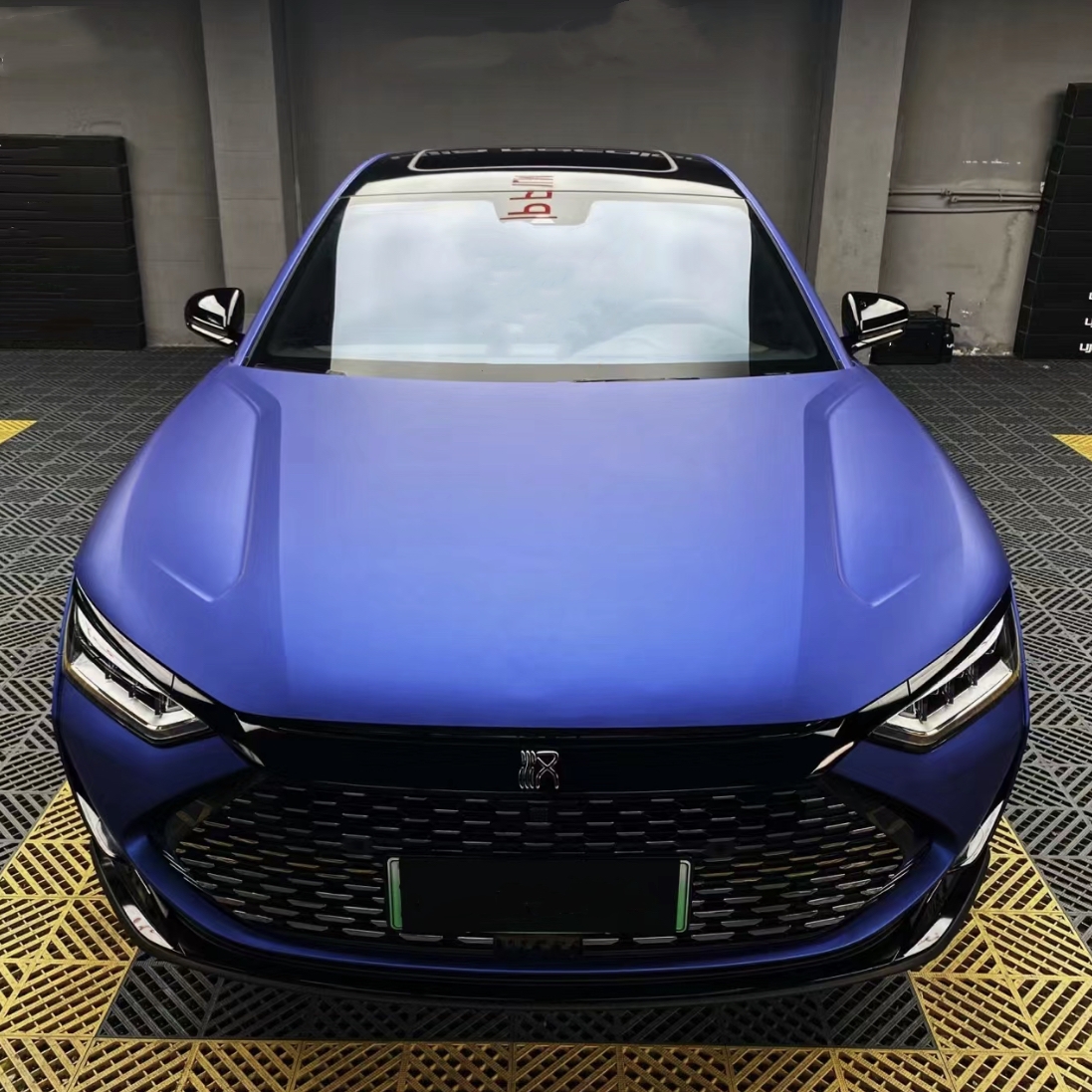 Ravoony Plus Ultra-Matte Metal Blue Car Wrap