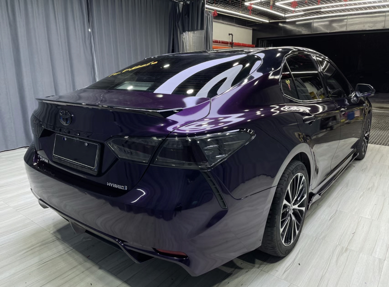 Ravoony Plus Gloss Midnight Purple Car Vinyl Wrap Camry Wrap
