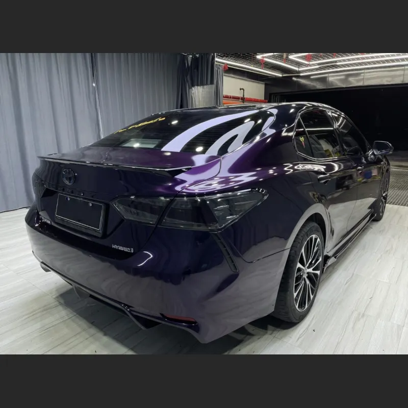 Ravoony Plus Gloss Midnight Purple Car Vinyl Wrap Camry Wrap