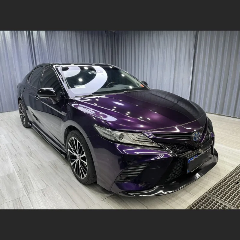 Ravoony Plus Gloss Midnight Purple Car Vinyl Wrap Camry Wrap