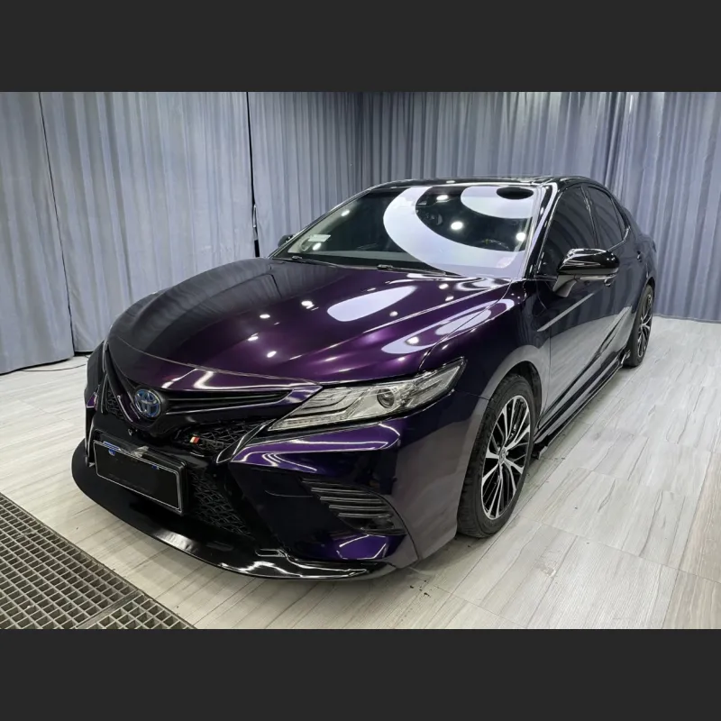 Ravoony Plus Gloss Midnight Purple Car Vinyl Wrap Camry Wrap