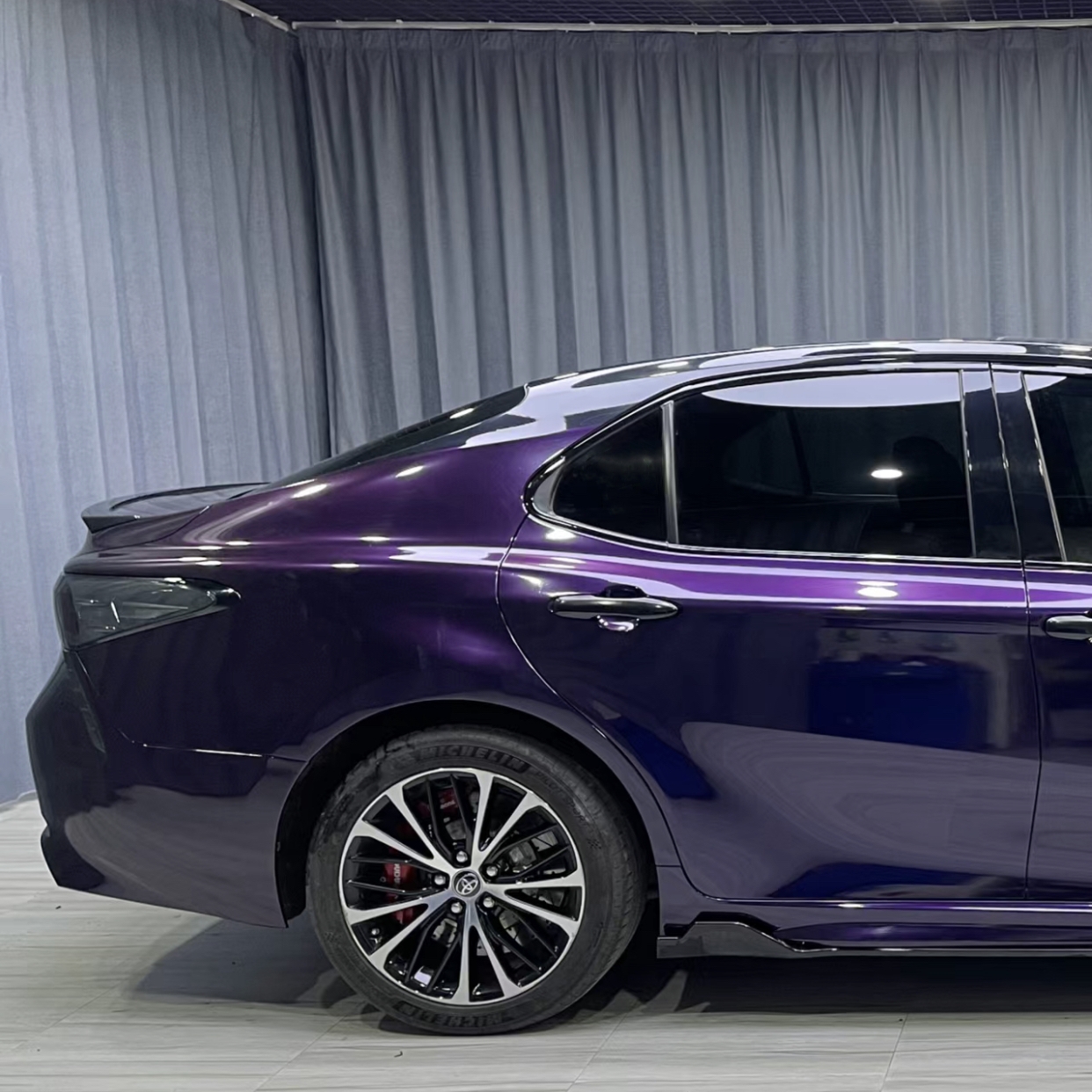 Ravoony Plus Gloss Midnight Purple Car Vinyl Wrap Camry Wrap