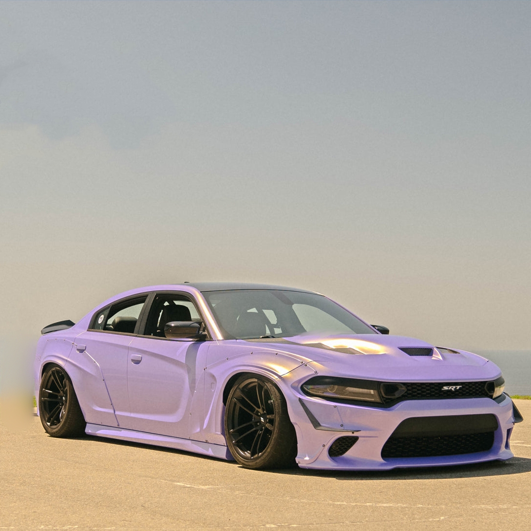 Ravoony Plus Gloss Twin Gold Purple Car Vinyl Wrap