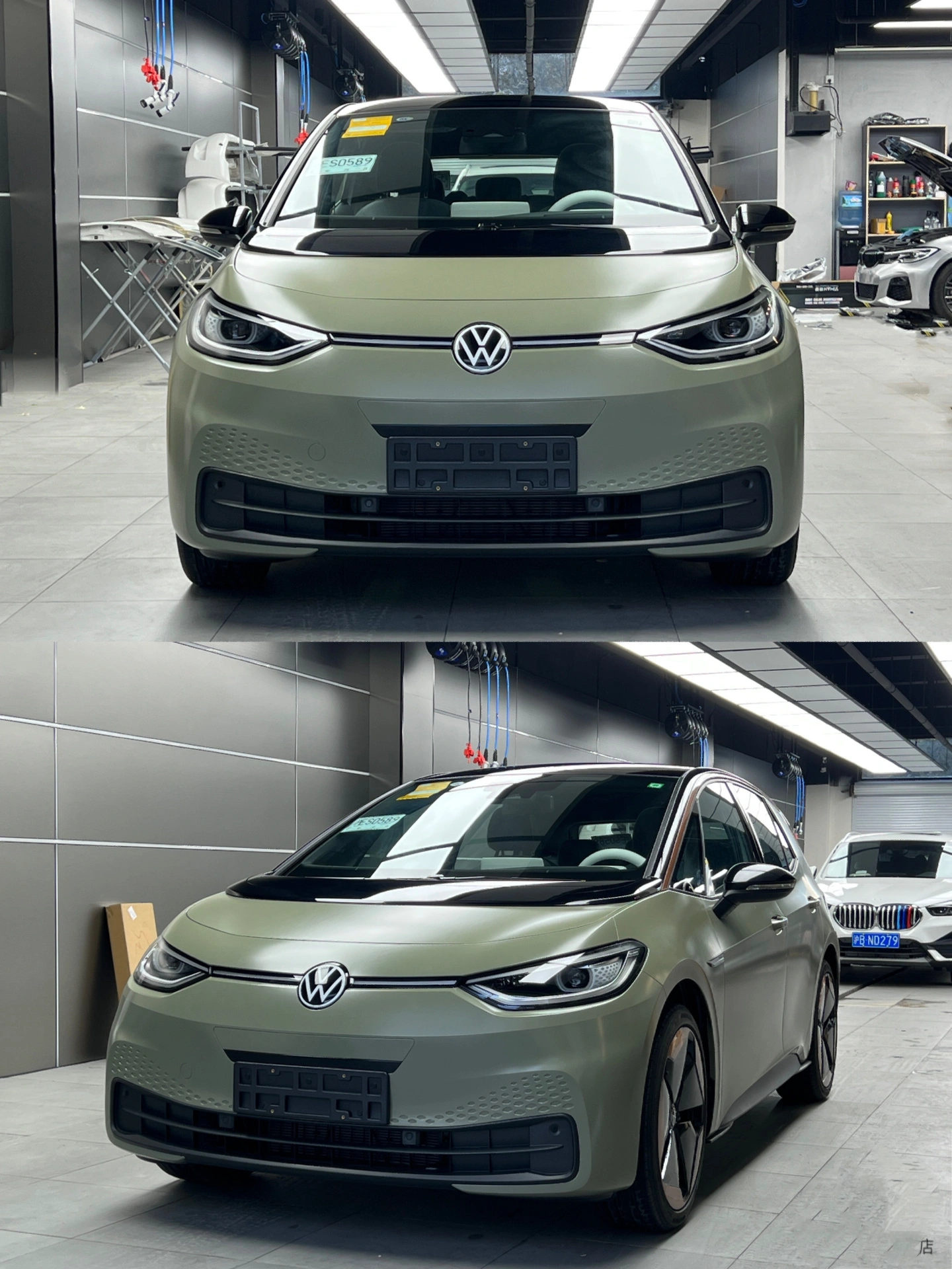 Ravoony Plus Ultimate Flat Light Khaki Green Car Wrap