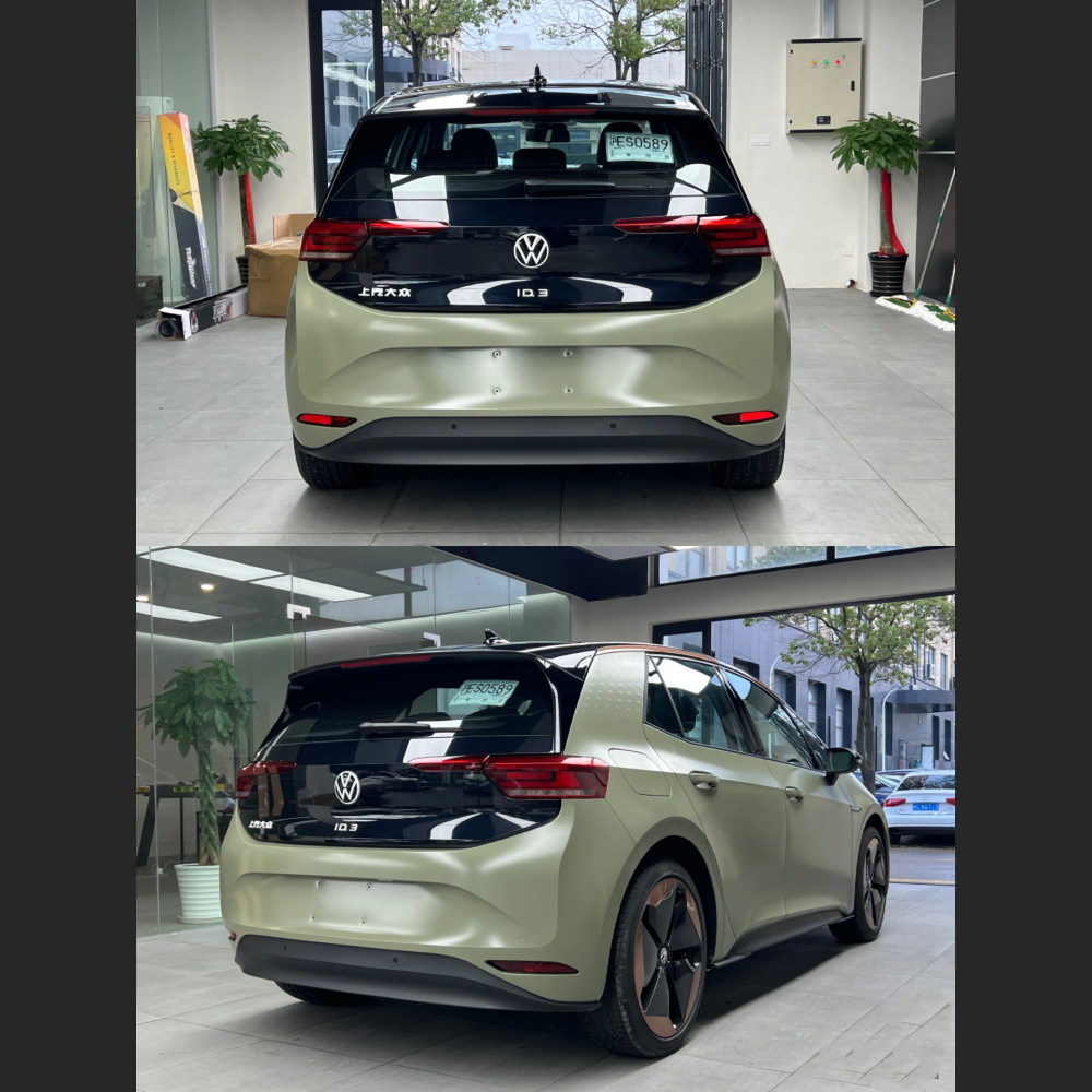 Ravoony Plus Ultimate Flat Light Khaki Green Car Wrap
