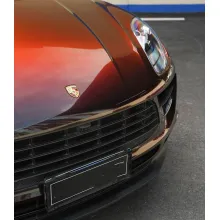 PET Gloss Color Shift Rainbow Drift Black Red Vinyl Wrap