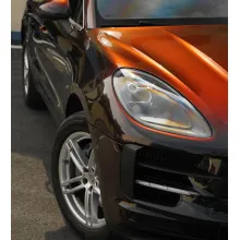 PET Gloss Color Shift Rainbow Drift Black Red Vinyl Wrap