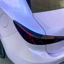 Twin Silver Purple Car Vinyl Wrap