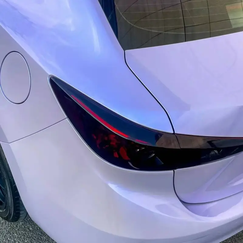 Twin Silver Purple Car Vinyl Wrap