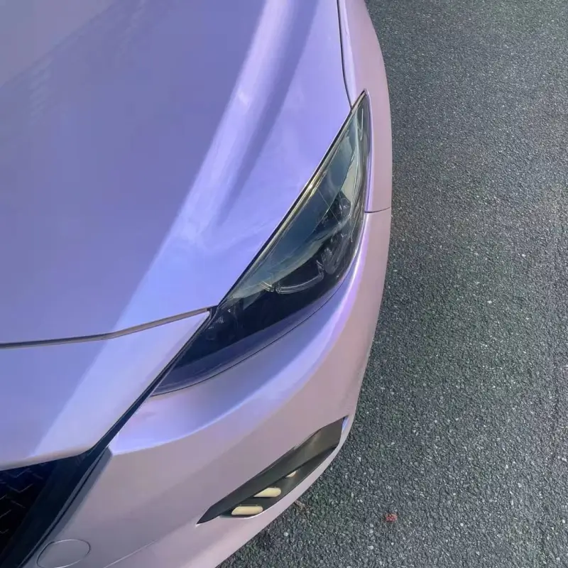 Twin Silver Purple Car Vinyl Wrap
