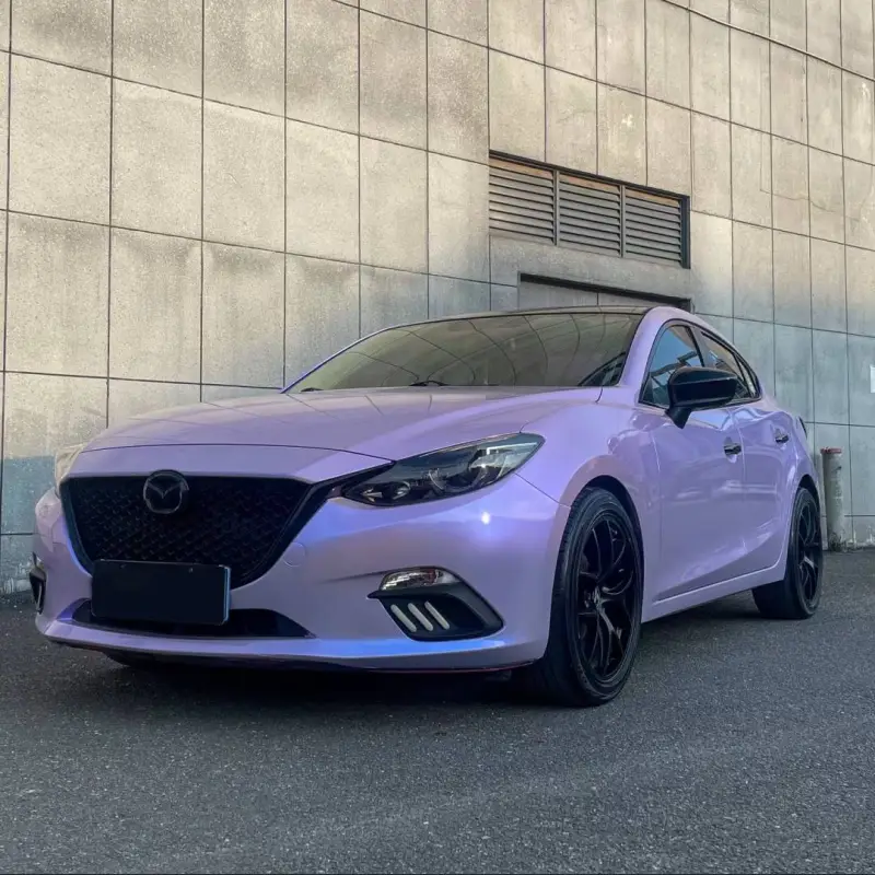 Ravoony Plus Twin Silver Purple Car Vinyl Wrap