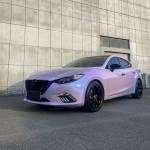 Ravoony Plus Twin Silver Purple Car Vinyl Wrap
