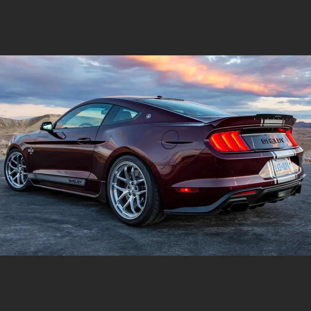 Ravoony Plus Gloss Black Rose Vinyl Wrap Mustang Vinyl Wrap