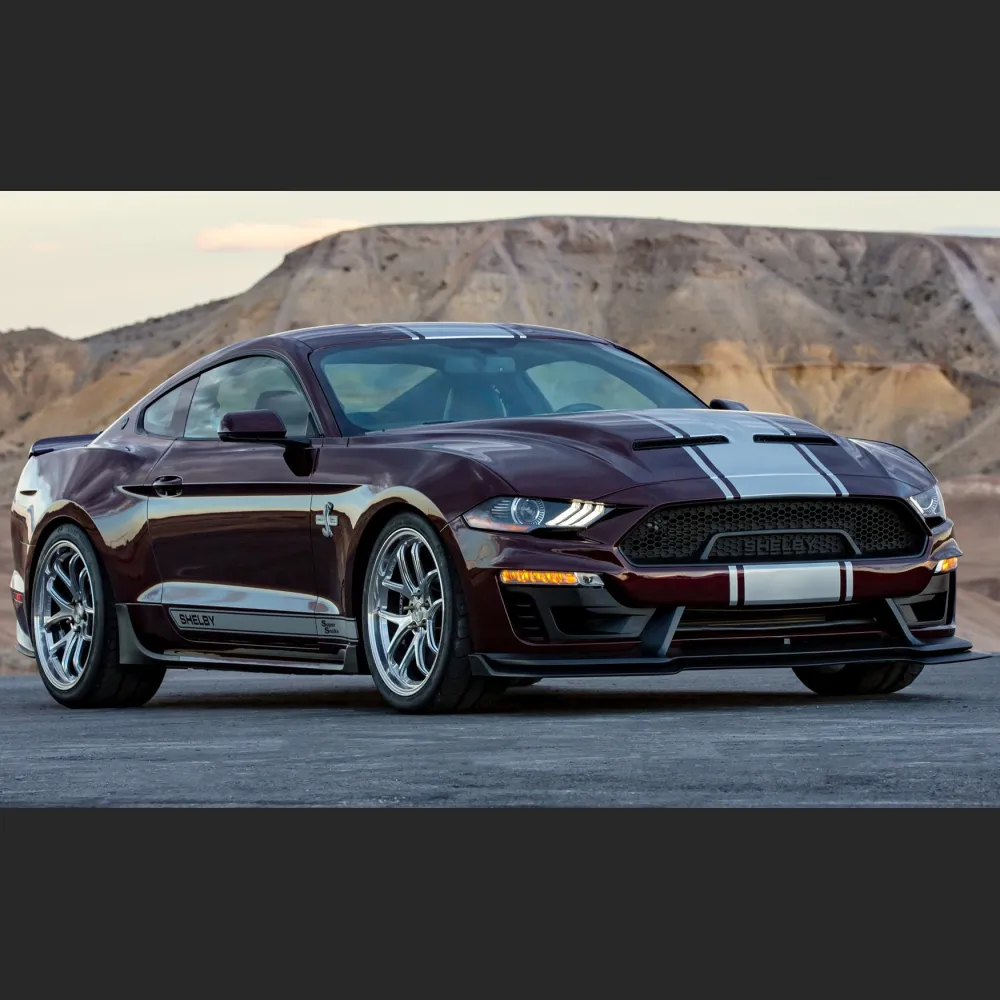 Ravoony Plus Gloss Black Rose Vinyl Wrap Mustang Vinyl Wrap