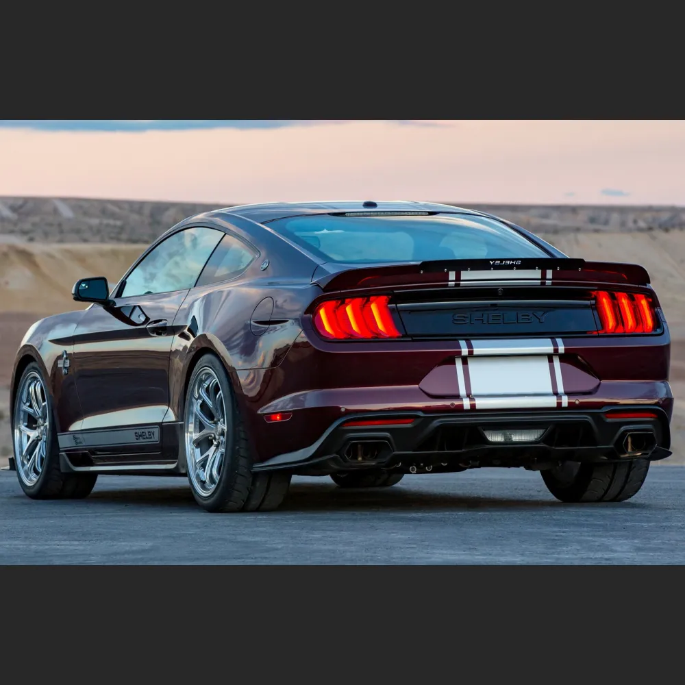 Ravoony Plus Gloss Black Rose Vinyl Wrap Mustang Vinyl Wrap