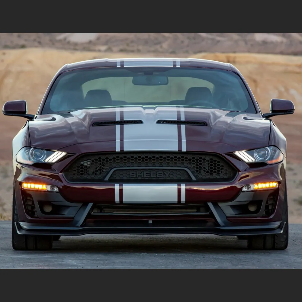 Ravoony Plus Gloss Black Rose Vinyl Wrap Mustang Vinyl Wrap