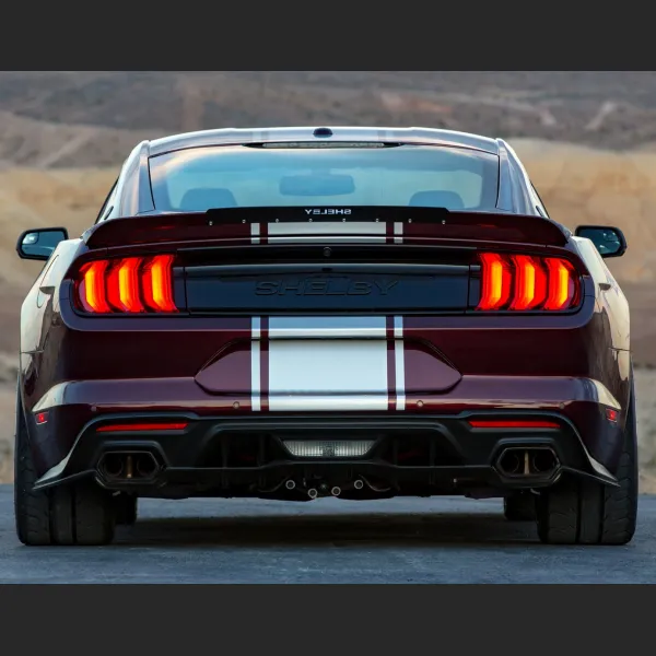 Ravoony Gloss Black Rose Vinyl Wrap Mustang Vinyl Wrap