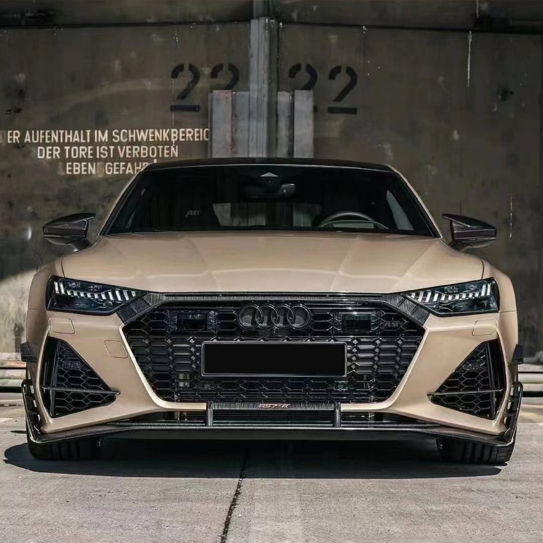 Ravoony Plus Glossy Metal Champaign Dark Gold Car Wrap Audi RS Wrap