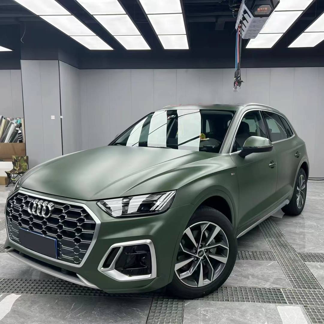 Ravoony Plus Matte Army Green Wrap Audi Q5 Wrap