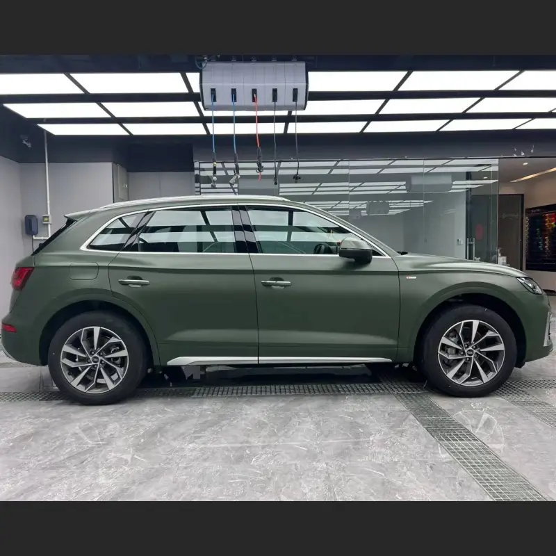 Ravoony Plus Matte Army Green Wrap Audi Q5 Wrap