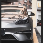Ravoony Plus Metal Liquid Silver Car Vinyl Wrap Tesla Wrap