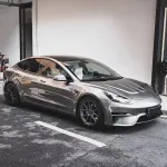 Ravoony Plus Metal Liquid Silver Car Vinyl Wrap Tesla Wrap