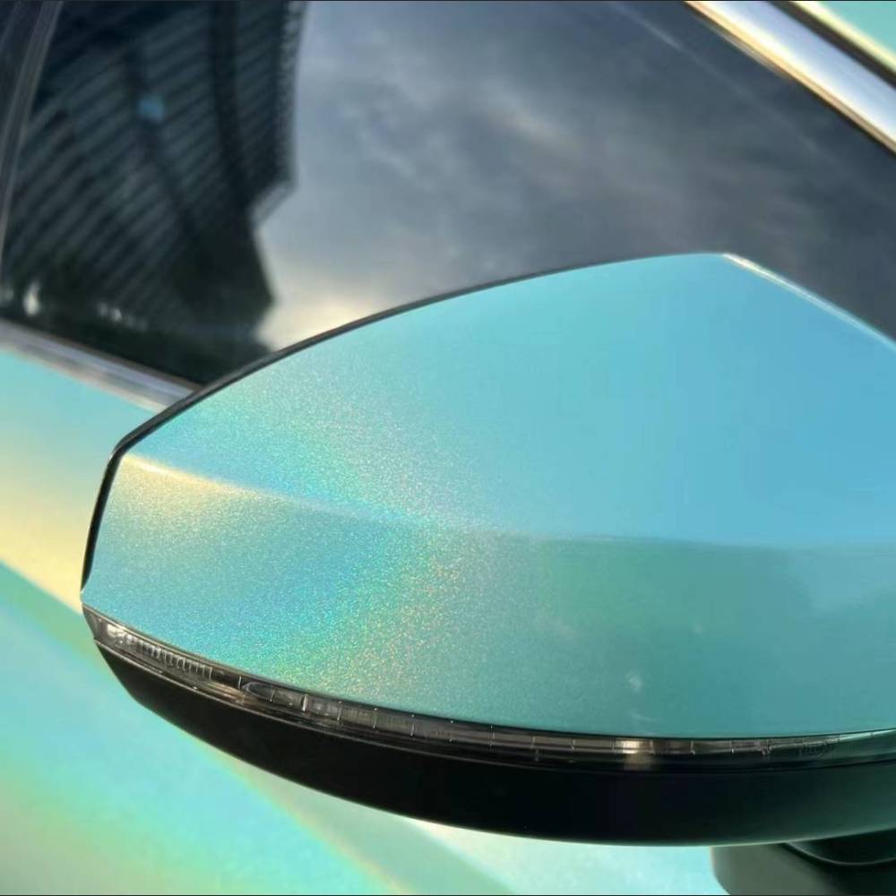 Ravoony Plus Glossy Laser Tiffany Car Vinyl Wrap Audi A3 Wrap
