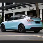   Ravoony Plus Matte Twin Pink Blue Car Vinyl Wrap