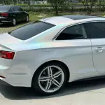 Ravoony Plus Matte Laser White Car Vinyl Wrap Audi A5 Wrap