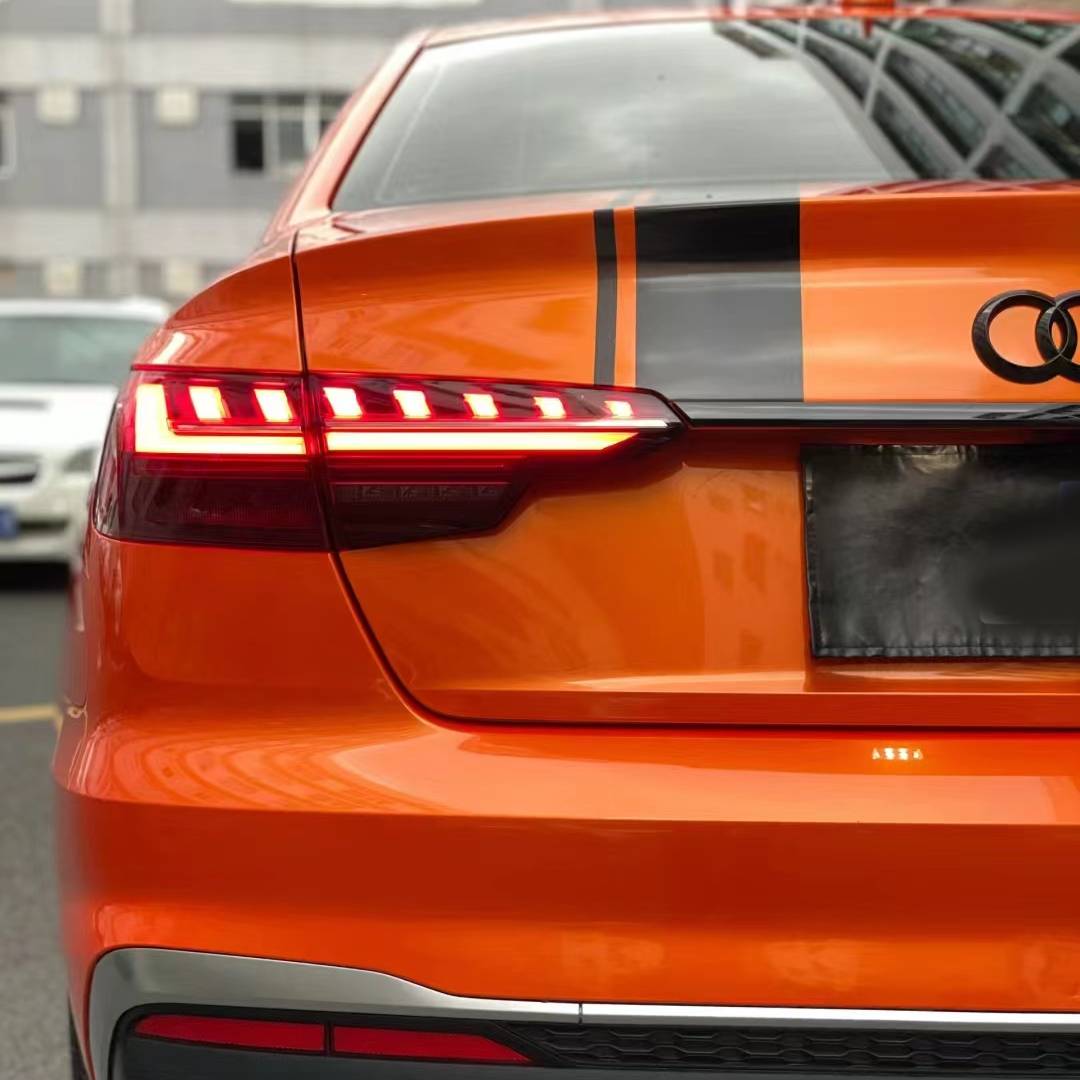 Ravoony Plus Gloss Burnt Orange Car Wrap Audi A4L Wrap