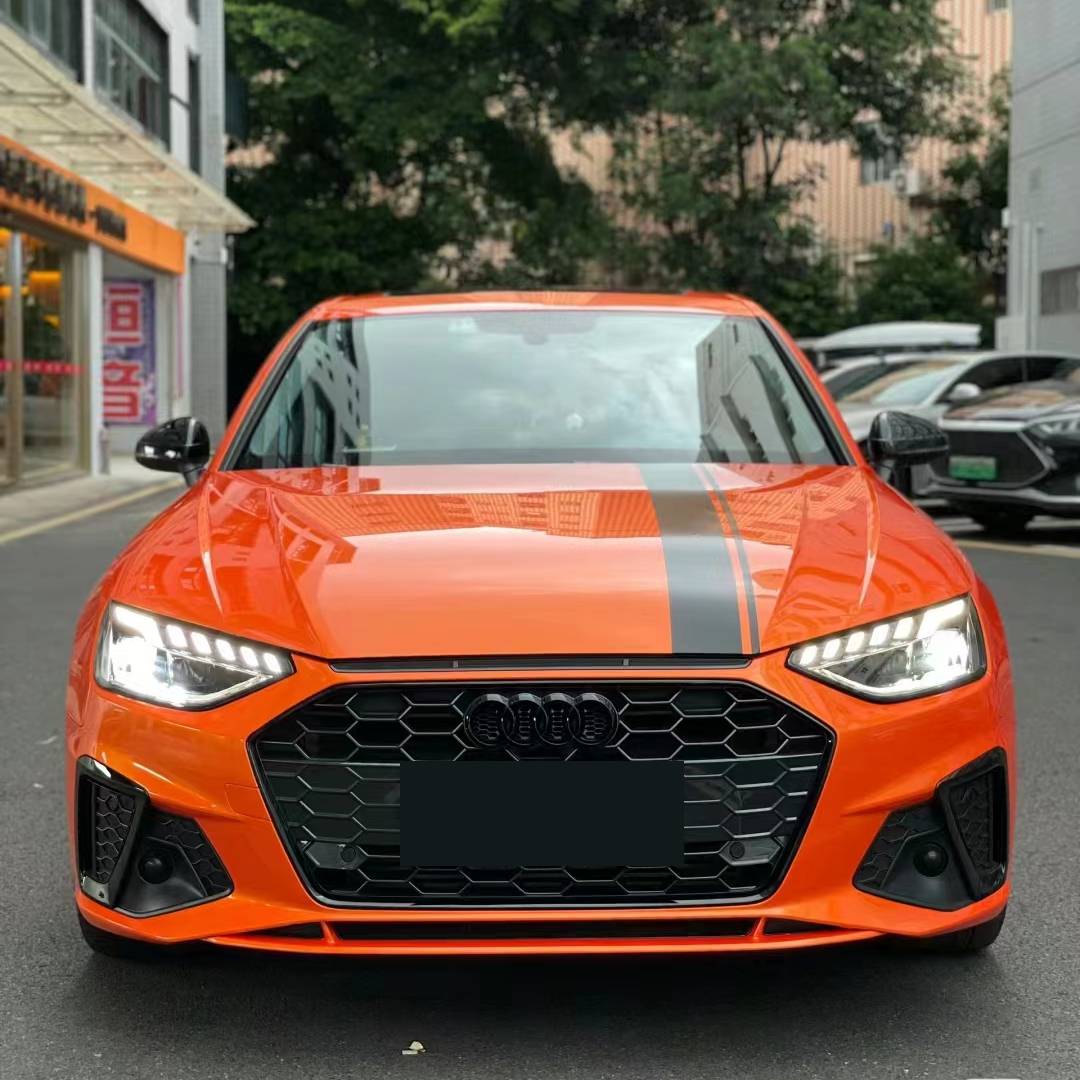 Ravoony Plus Gloss Burnt Orange Car Wrap Audi A4L Wrap