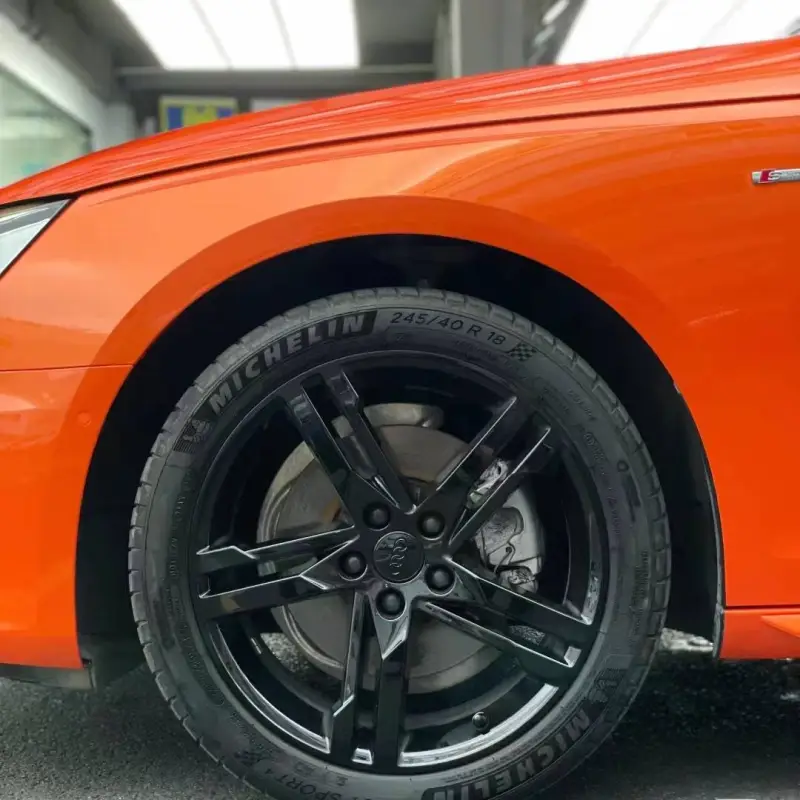 Ravoony Plus Burnt Orange Car Wrap Audi A4L Wrap