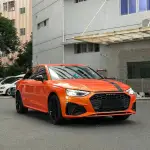 Ravoony Plus Burnt Orange Car Wrap Audi A4L Wrap