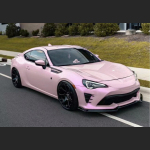 Ravoony Plus Twin Magic Pink Car Vinyl Wrap Future Toyota 86 Wrap