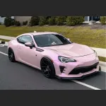 Ravoony Plus Twin Magic Pink Car Vinyl Wrap Future Toyota 86 Wrap