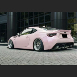 Ravoony Plus Twin Magic Pink Car Vinyl Wrap Future Toyota 86 Wrap