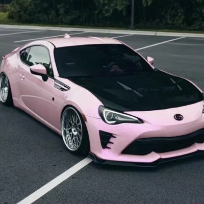 Ravoony Plus Twin Magic Pink Car Vinyl Wrap Future Toyota 86 Wrap 02