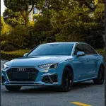 Ravoony Plus Gloss China Blue Car Vinyl Wrap Audi A4L Wrap