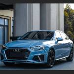 Ravoony Plus Gloss China Blue Car Vinyl Wrap Audi A4L Wrap