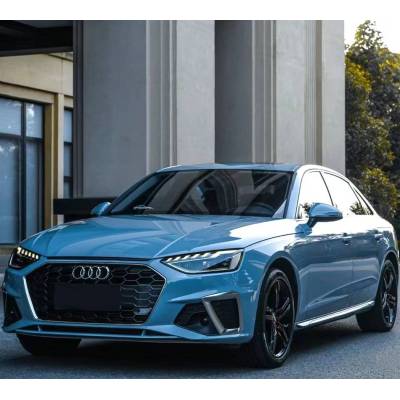 Ravoony Plus Gloss China Blue Car Vinyl Wrap Audi A4L Wrap 02