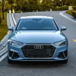 Ravoony Plus Gloss China Blue Car Vinyl Wrap Audi A4L Wrap