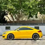 Ravoony Plus Crystal Maize Yellow Car Vinyl Wrap Audi TT Wrap