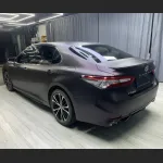 Ravoony Plus Ultra Matte Black Purple Car Vinyl Wrap Toyota Camry Wrap