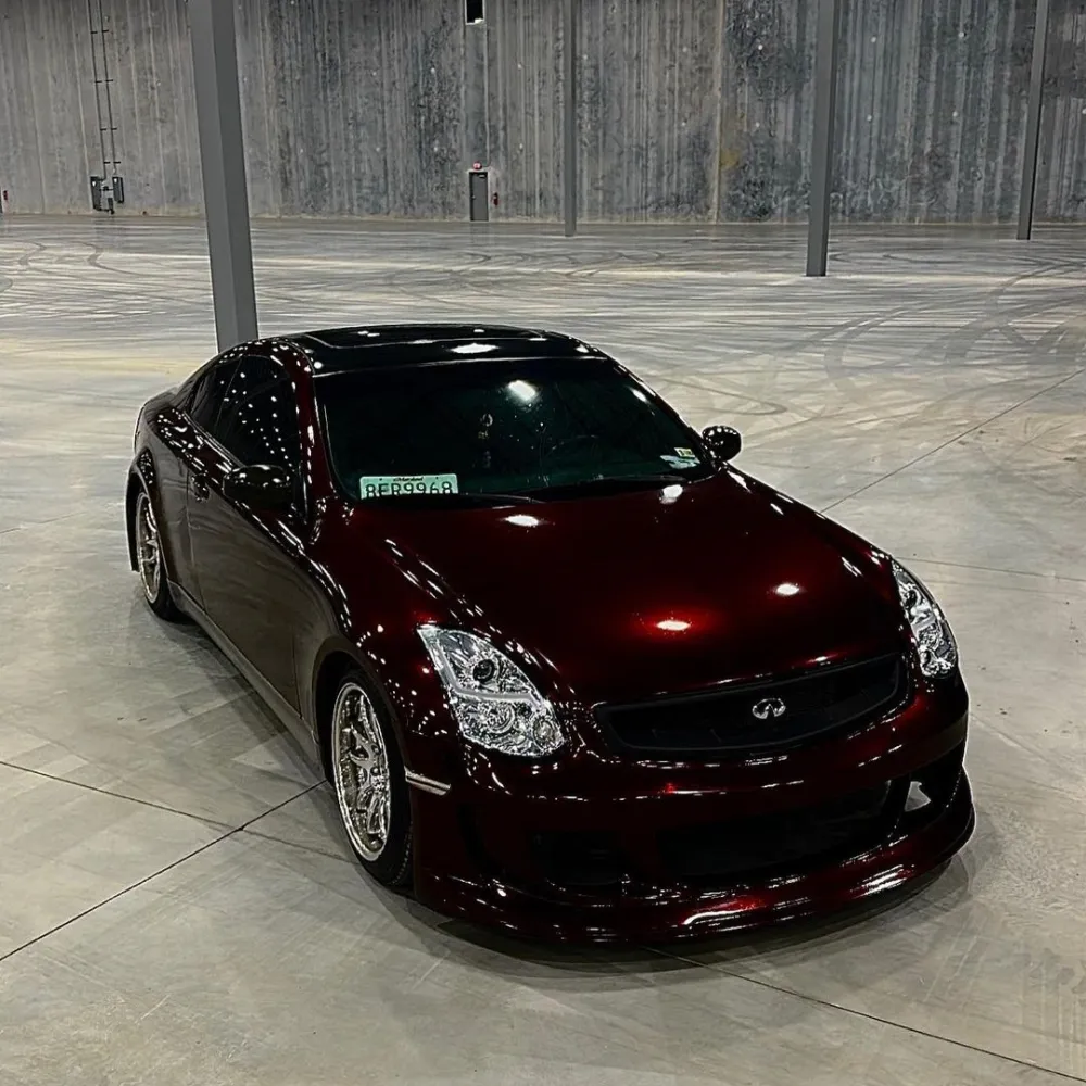 Ravoony Plus Gloss Black Rose Vinyl Wrap