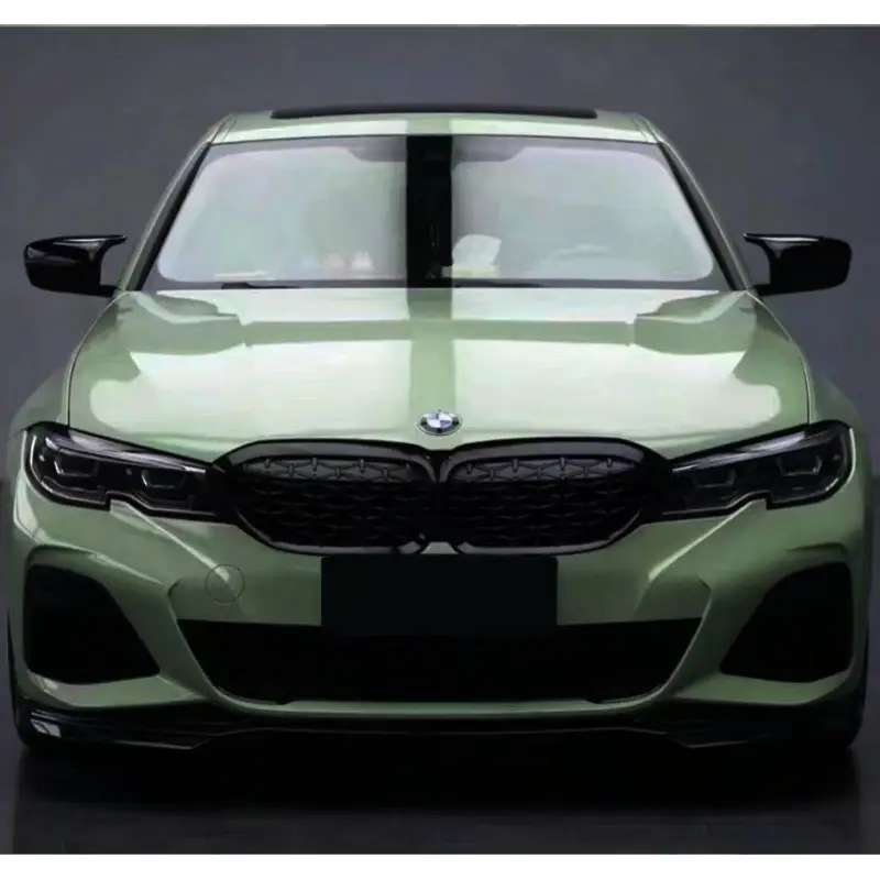 Light Khaki Green Car Vinyl Wrap