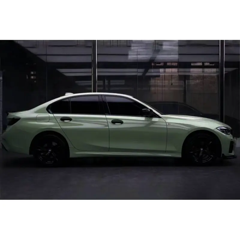 Light Khaki Green Car Vinyl Wrap