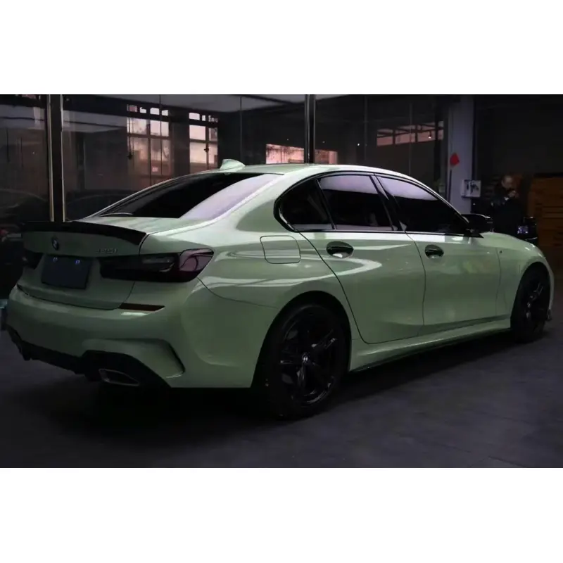 Light Khaki Green Car Vinyl Wrap